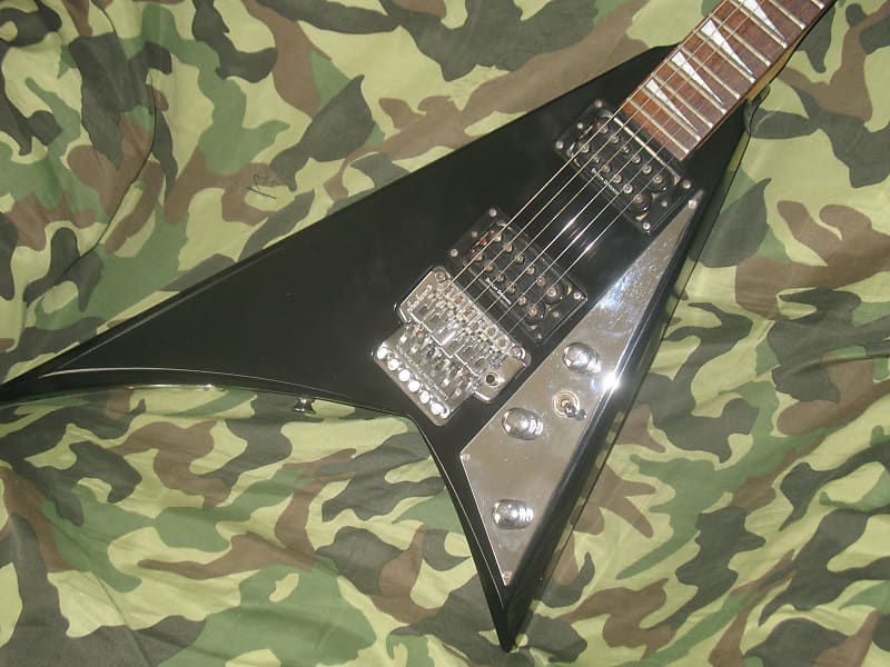 Jackson RR3 Randy Rhodes 1997 Black Made in Japan Bolt on neck Awesome! image 1