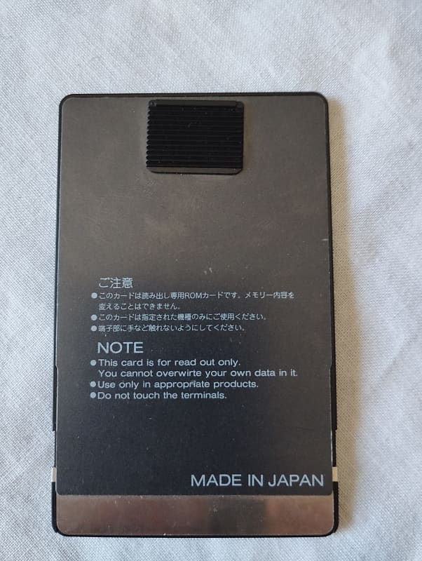 Roland SN-U110-11 Sound Effects Sound Library PCM Data Rom