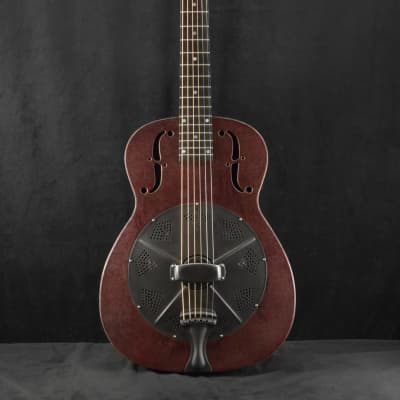 National NRP 14-Fret Steel Body Round Neck Rustic Red image 2