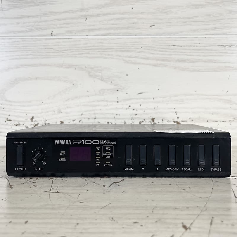 Yamaha R100 Digital Reverb Processor Used with Adapter from