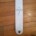 Levy's DM7-XL-WHT Extra Long Genuine Leather Guitar Strap w/ Holy Cross