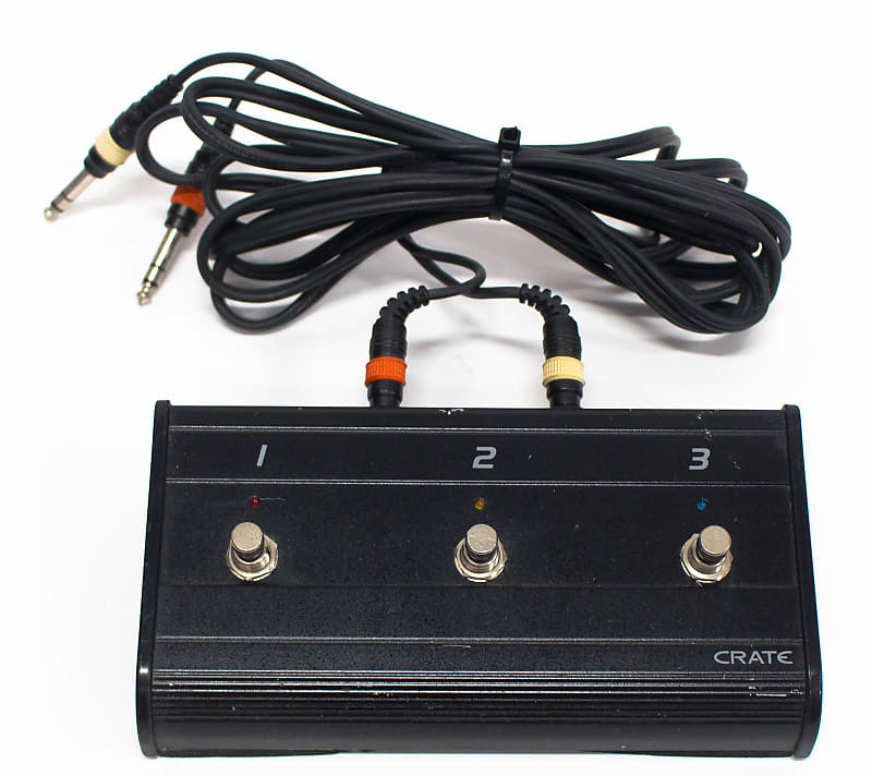 Crate CFP3 3 Button Footswitch for Crate Amplifiers with Reverb