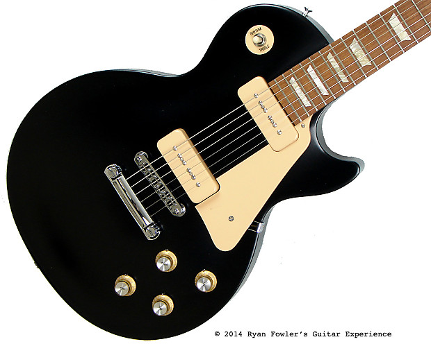 2011 Gibson Les Paul 1960s Tribute Black image 1