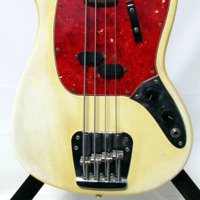 Used Fender Mustang Bass Olympic White 1967 W/HSC image 2