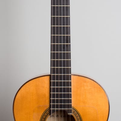 Manuel Contreras  Flamenco Guitar (1970s), period black hard shell case. image 8
