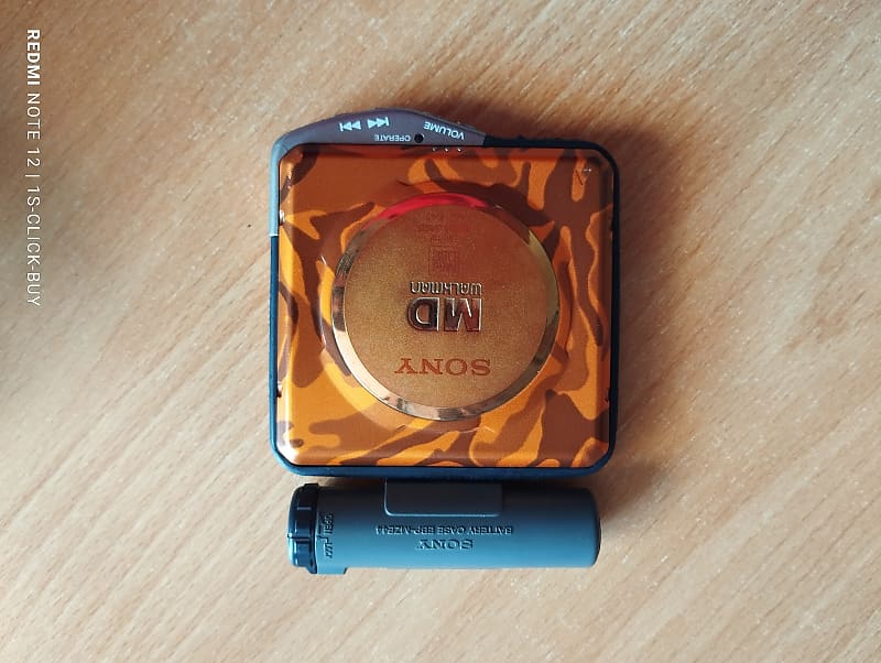 SONY WALKMAN ウォークマン MZ-E45 オレンジ Sony MZ-E45 Mini Disc MD Walkman Player Mega Bass Camoflage