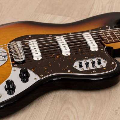 2012 Fender Bass VI Limited Edition Sunburst, Near-Mint, Japan MIJ | Reverb