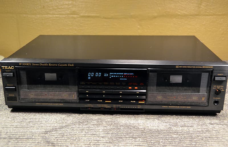 VIntage TEAC W-990RX Stereo Dual Cassette Deck | Reverb