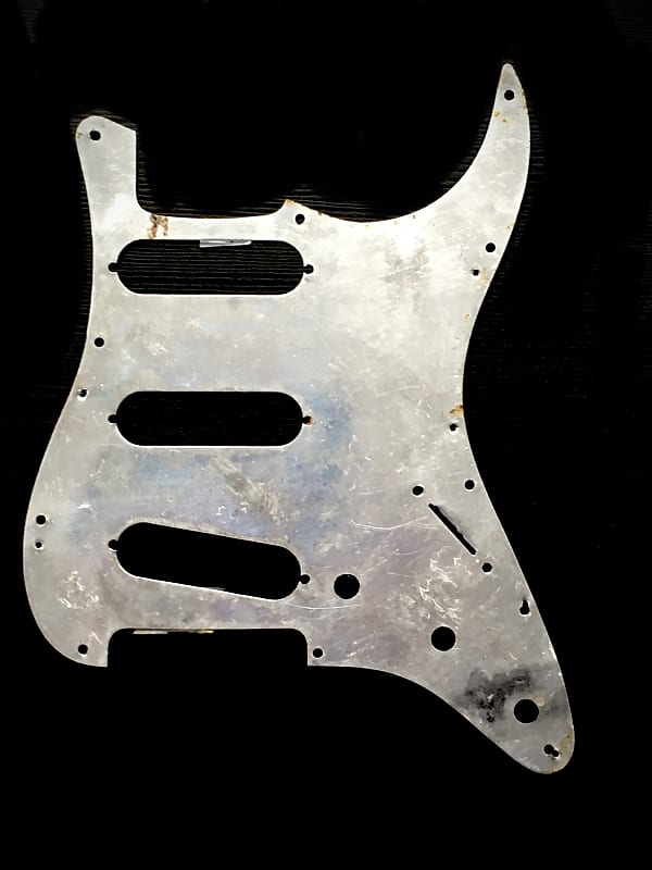 Vintage Fender USA Strat Relic Pickguard Shield Stratocaster Reverb