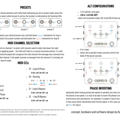 Cooper FX Signal Path Selector | Reverb