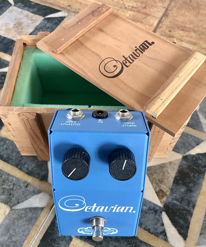 Tycobrahe Chicago Iron Octavian early 2000s - blue | Reverb Tycobrahe Chicago Iron Octavian early 2000s - blue | Reverb