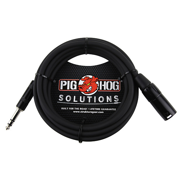 Immagine Pig Hog PX-TMXM25 XLR Male to 1/4" TRS Male Balanced Cable - 25' - 1