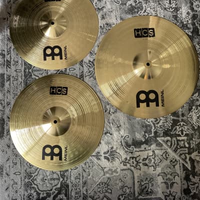 Meinl Meinl HCS Cymbal Box Set Pack with 14" Hi Hat Pair and 16" Crash Cymbal Set image 1