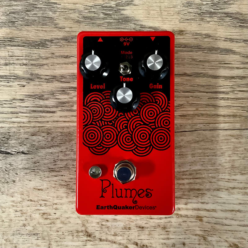 EarthQuaker Devices Plumes Tone Shop Custom Candy Apple Red | Reverb