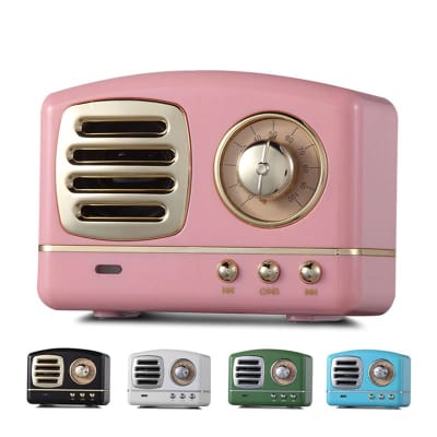 Mini Retro Wireless Speakers Radio USB/TF Card Music Player HIFI image 2