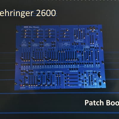 Behringer 2600 Patch Book of 50 original diagrams