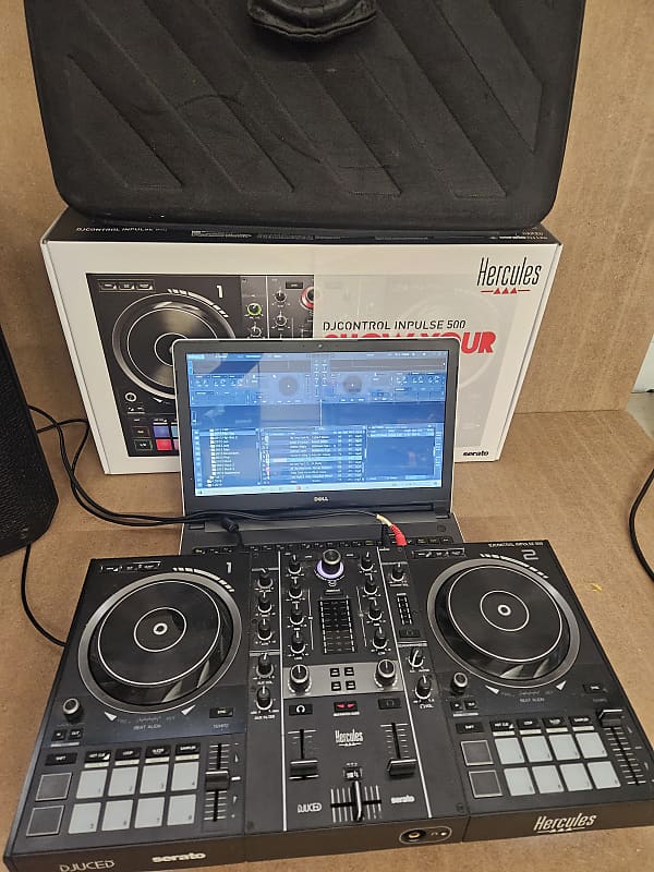 Hercules DJControl Inpulse 500: 2-deck USB DJ controller for Serato DJ and  DJUCED (included)