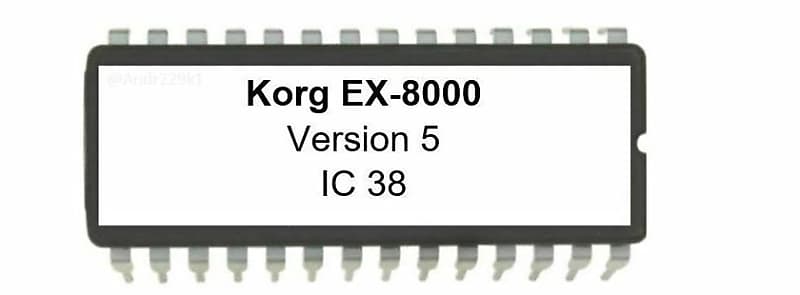 Korg EX-8000 - V. 5 Latest OS Update Upgrade Firmware Eprom  Ex8000 image 1
