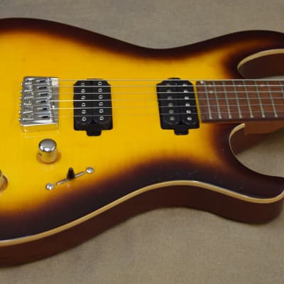 Teton R1630FMTBSM  Electric Guitar 2018 or 2019 Tobacco Burst with Deluxe Case image 3