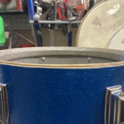 Rogers, Holiday "Headliner" 20,12,16 Dayton 3-Piece Set 1964 - Sparkling Blue Pearl image 20