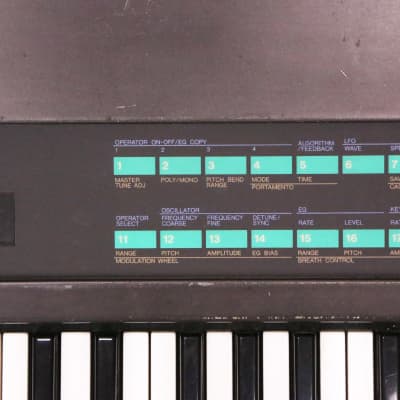 1983 Yamaha DX9 Programmable Digital FM Synthesizer Keyboard Vintage Synth image 10