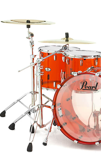 Pearl Crystal Beat 14"x13" Floor Tom RUBY RED CRB1413F/C731 image 1