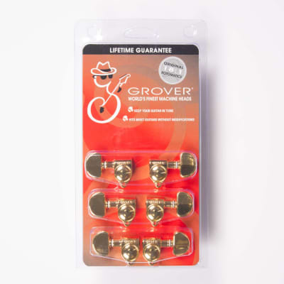 Grover 102-18G Original Rotomatic 18:1 Tuners 3x3 Gold image 1