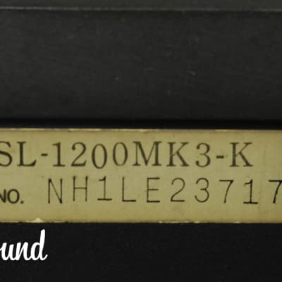 Technics SL-1200MK3 Black Direct Drive DJ Turntable [Very Good] image 20