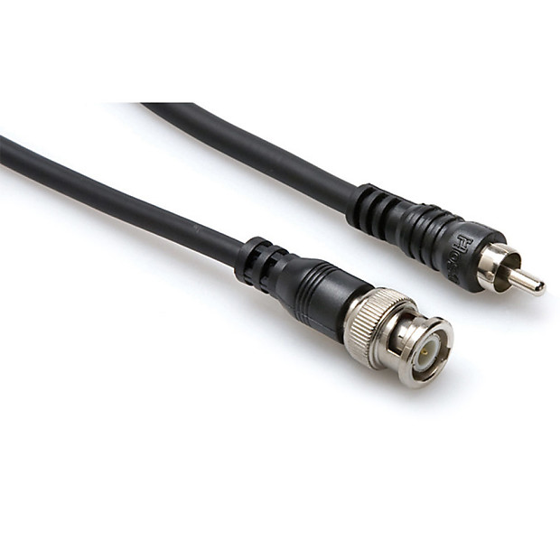 Hosa BNR-106 BNC to RCA Coaxial Video Cable - 6' image 1