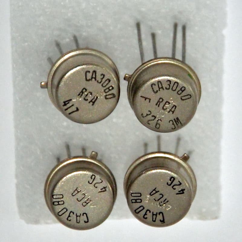 RCA CA3080 Op Amp. IC 8 Pin. NOS. Lot of 4. As in Photo. More Available.