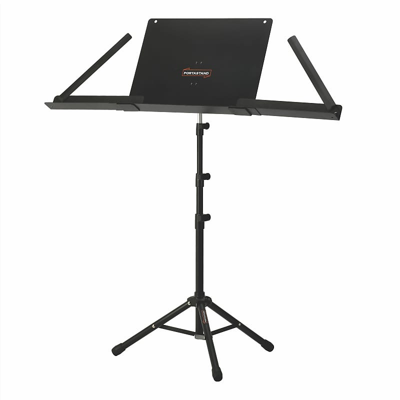 PortAStand Universal Music Stand Shelf Extensions (Pair) 2020 Black image 1