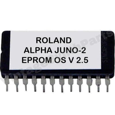 Roland Alpha Juno-2 OS 2.5u EPROM Firmware Upgrade Juno2 Oled Rom Update Juno2