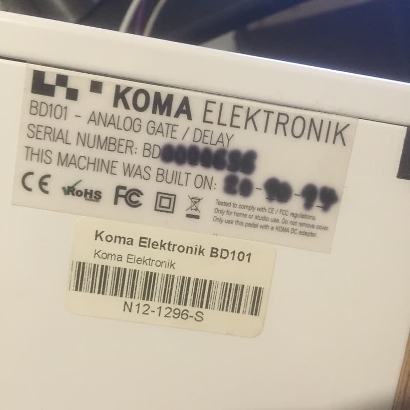Koma Elektronik BD101 Analog Gate / Delay (+ BITCRUSH) Effects