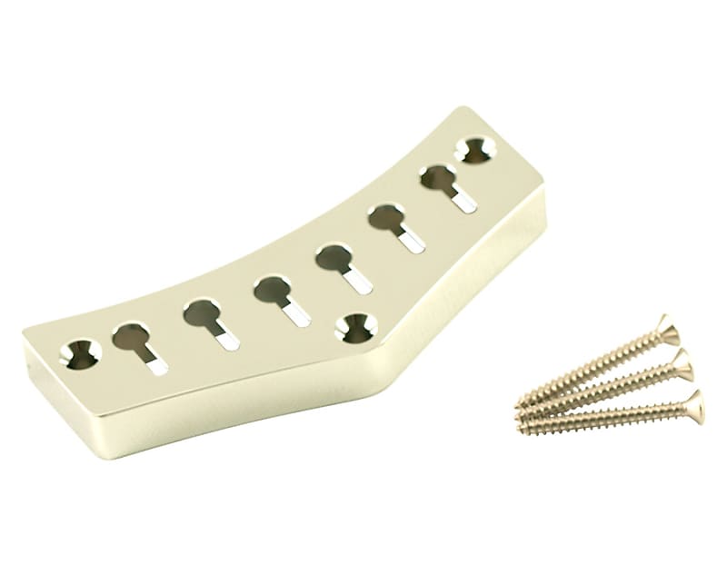 KLUSON J.G. Tailpiece - Brass - Chrome- KGTPC | Reverb Canada