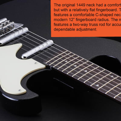 Silvertone Guitars Model 1449 Light Blue image 4