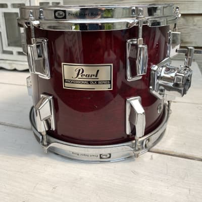 Pearl Professional DLX tom 10x8” 1983 - Wine red image 2