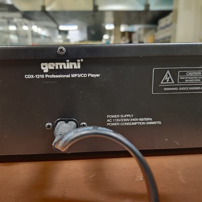 Gemini CDX-1210 Professional MP3/CD Player image 3