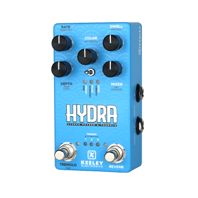 Used Keeley Hydra Stereo Reverb & Tremolo Guitar Effects Pedal image 2