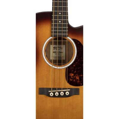 Martin 000cjr-10E Acoustic Bass w/Electronics - Richlite Fretboard, Sunburst image 4