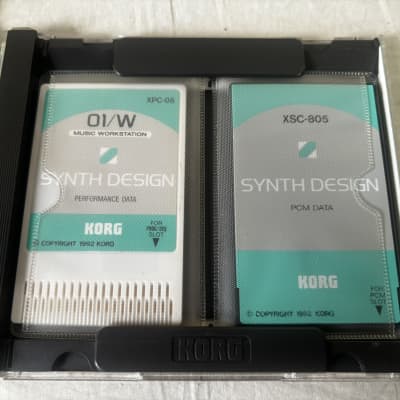 KORG 01/W PCM PERFORMANCE DATA XSC-5S SYNTH DESIGN w/ case,paper | Reverb