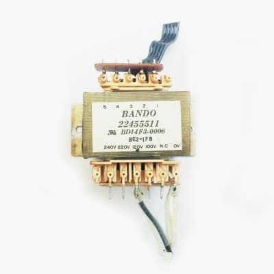 Roland D-20 D-10 D-70 JV-1080 Original US 120V Power Transformer BANDO 22455511. Works Great !