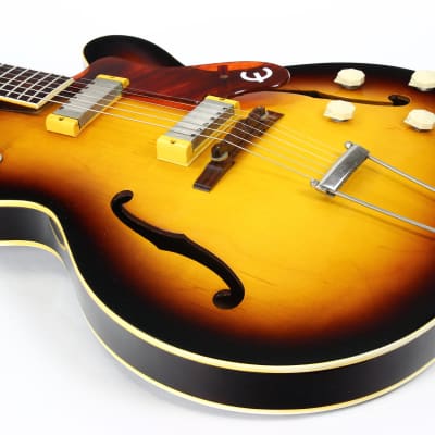 RARE 1958 Epiphone Gibson-Made Zephyr Regent Thinline E312T Electric - 2 New York Pickups, Cutaway image 18