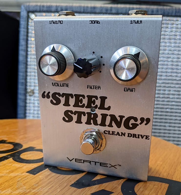 Vertex Steel String Clean Drive Pedal #SS0017 image 1