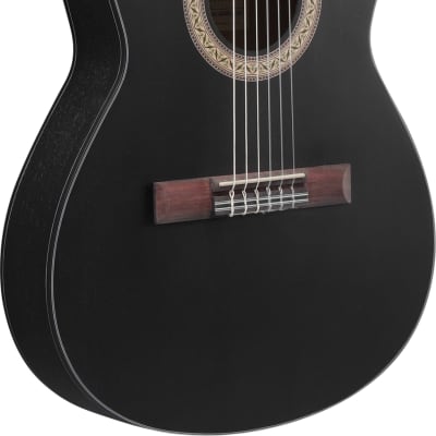 Ibanez GA5TCE 6 String RH Thinline Classical Acoustic Electric Nylon String  Guitar-Amber Finish ga-5-tce