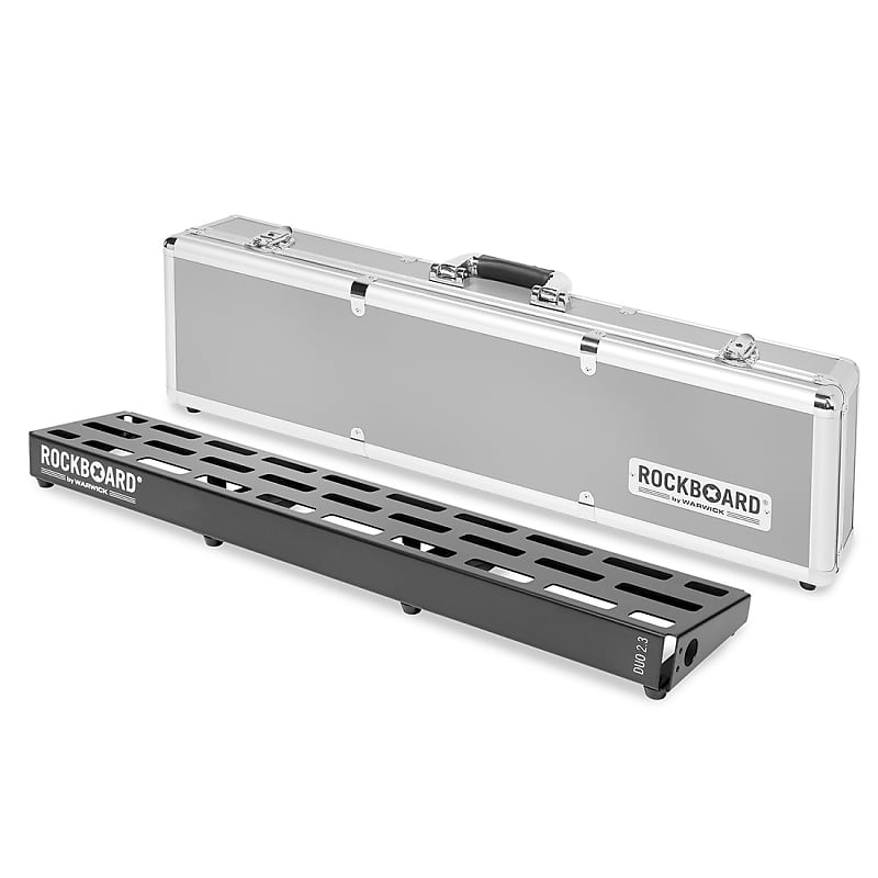 RockBoard DUO 2.3, Pedalboard with Flight Case Reverb