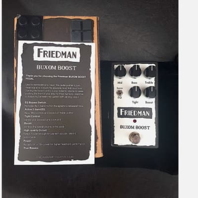Reverb.com listing, price, conditions, and images for friedman-buxom-boost