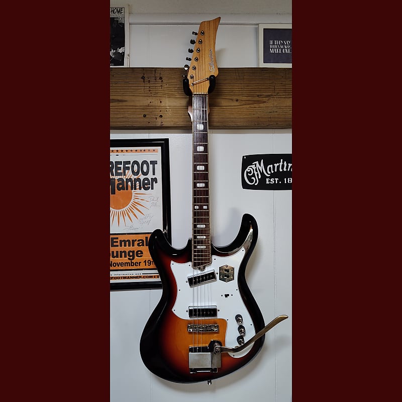 1968 SILVERTONE 1440 MOSRITE COPY ELECTRIC GUITAR MADE IN Reverb