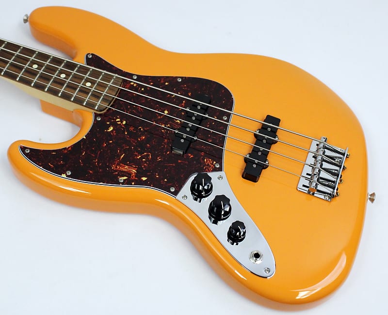 2019 Fender Player Jazz Bass Left Handed Capri Orange Wbag Reverb 4373