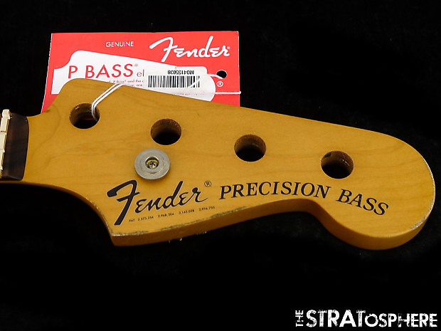 Fender Nate Mendel Precision P BASS NECK Guitar Parts Slim 71 | Reverb