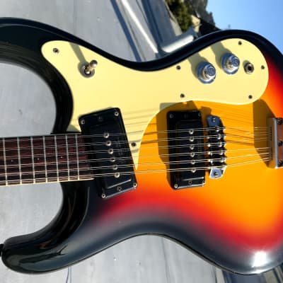 Mosrite Ventures XII 1966 Sunburst 12-string electric guitar image 1